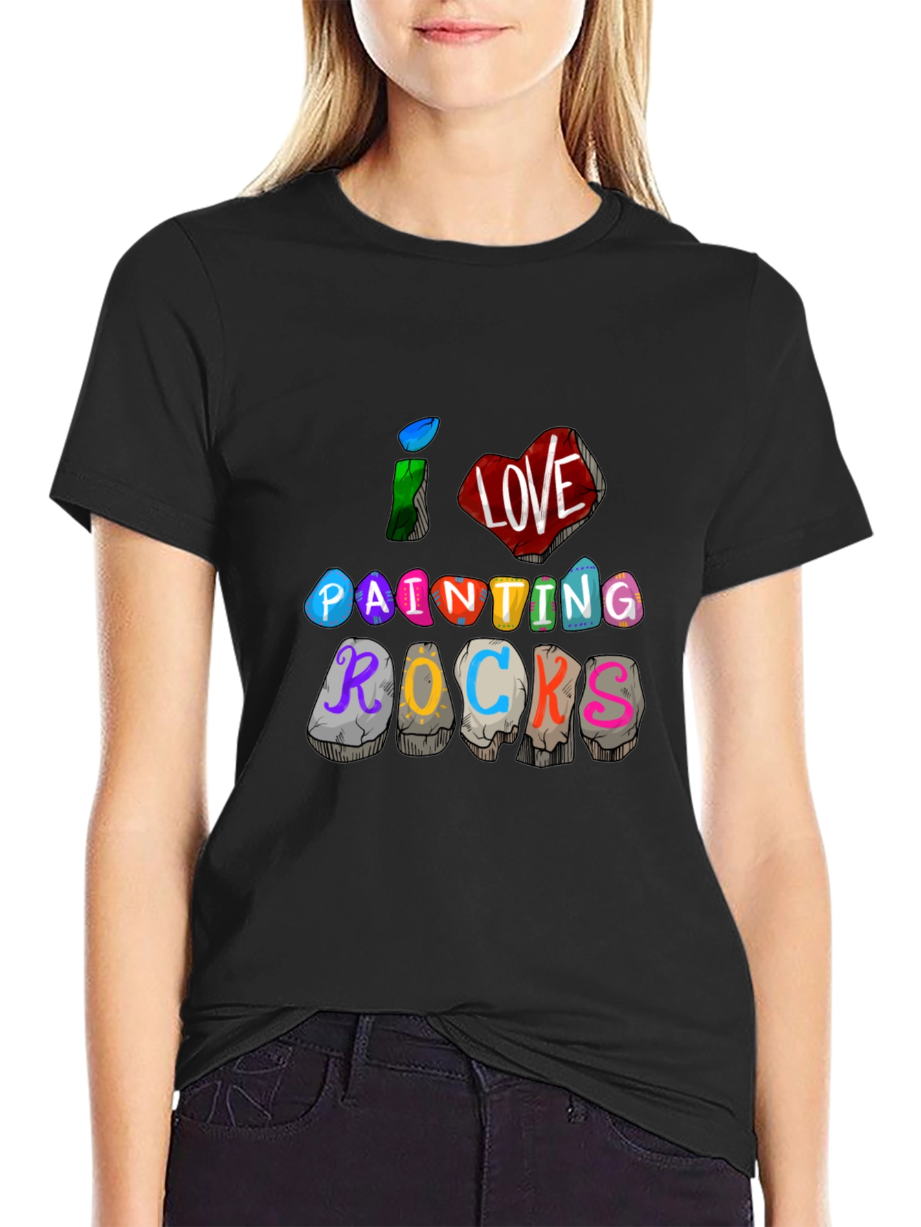 I Love Painting Rocks Graphic T-Shirt