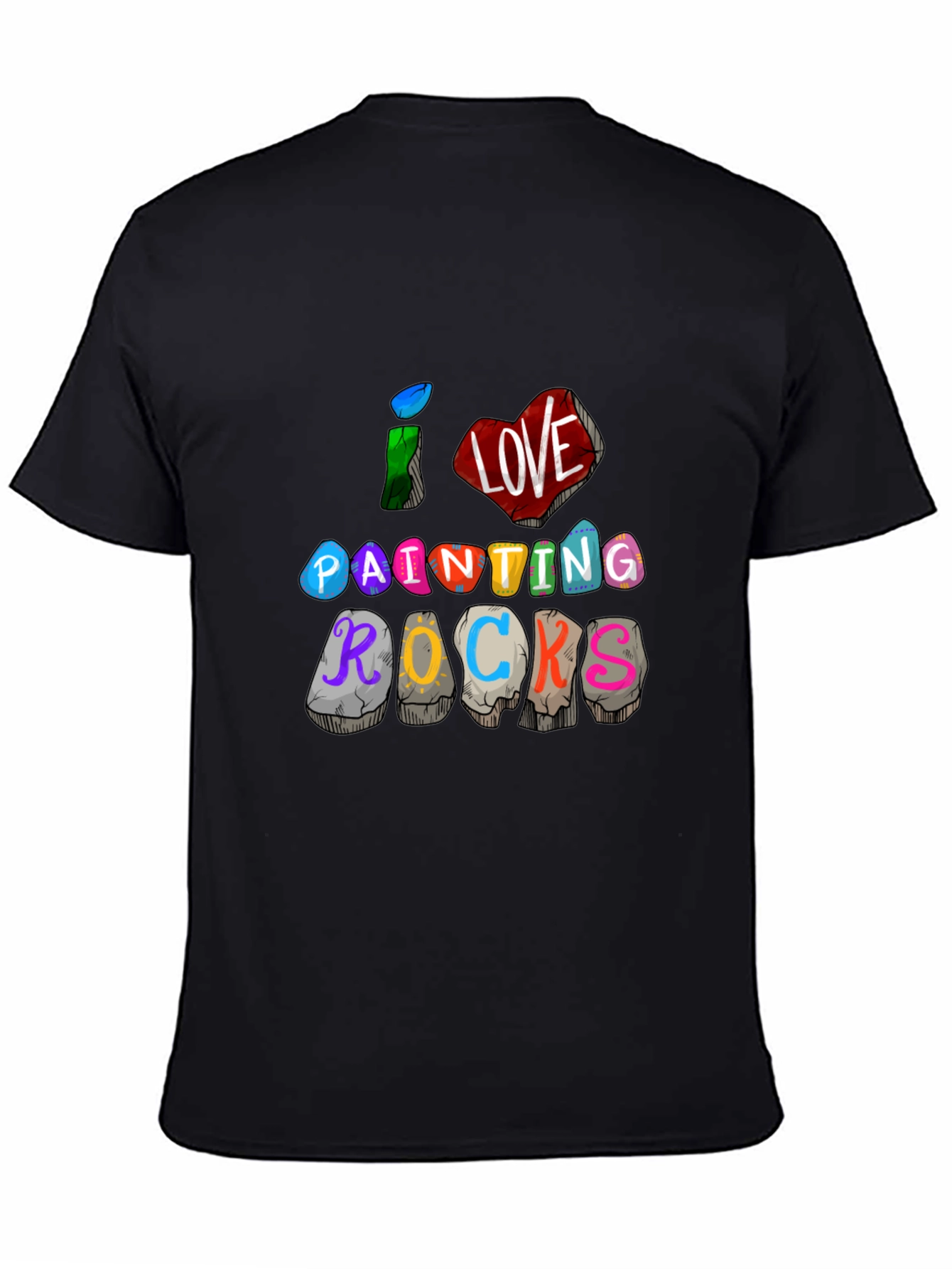 I Love Painting Rocks Graphic T-Shirt