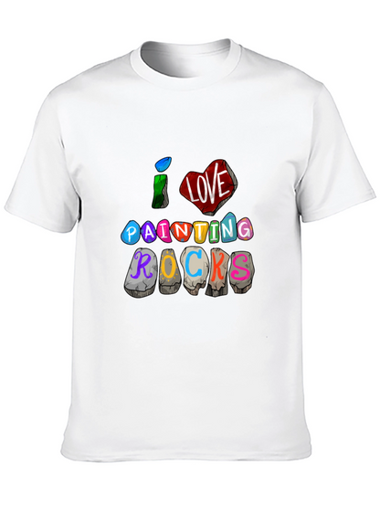 I Love Painting Rocks Graphic T-Shirt