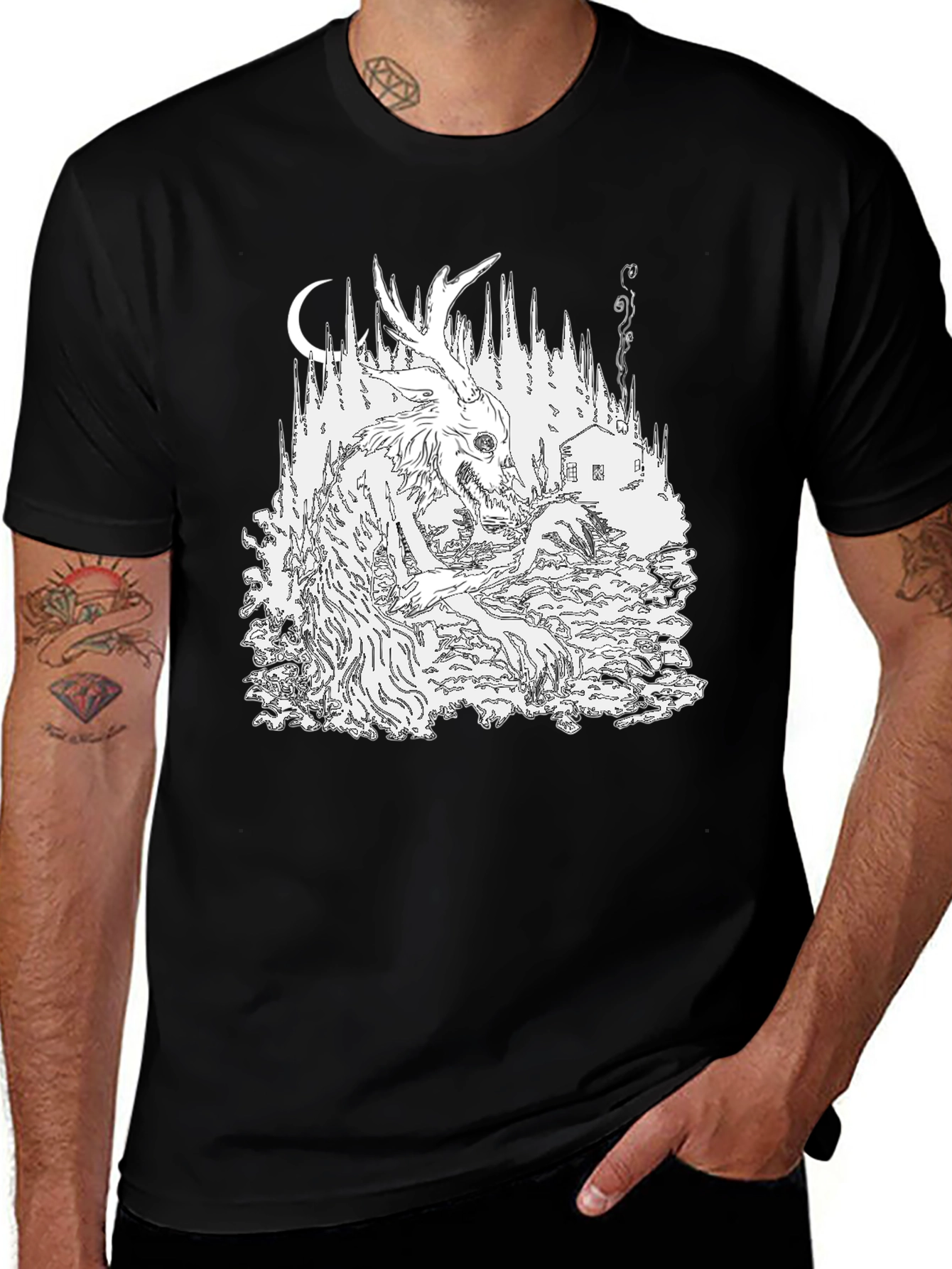 Monster Forest Graphic T-Shirt