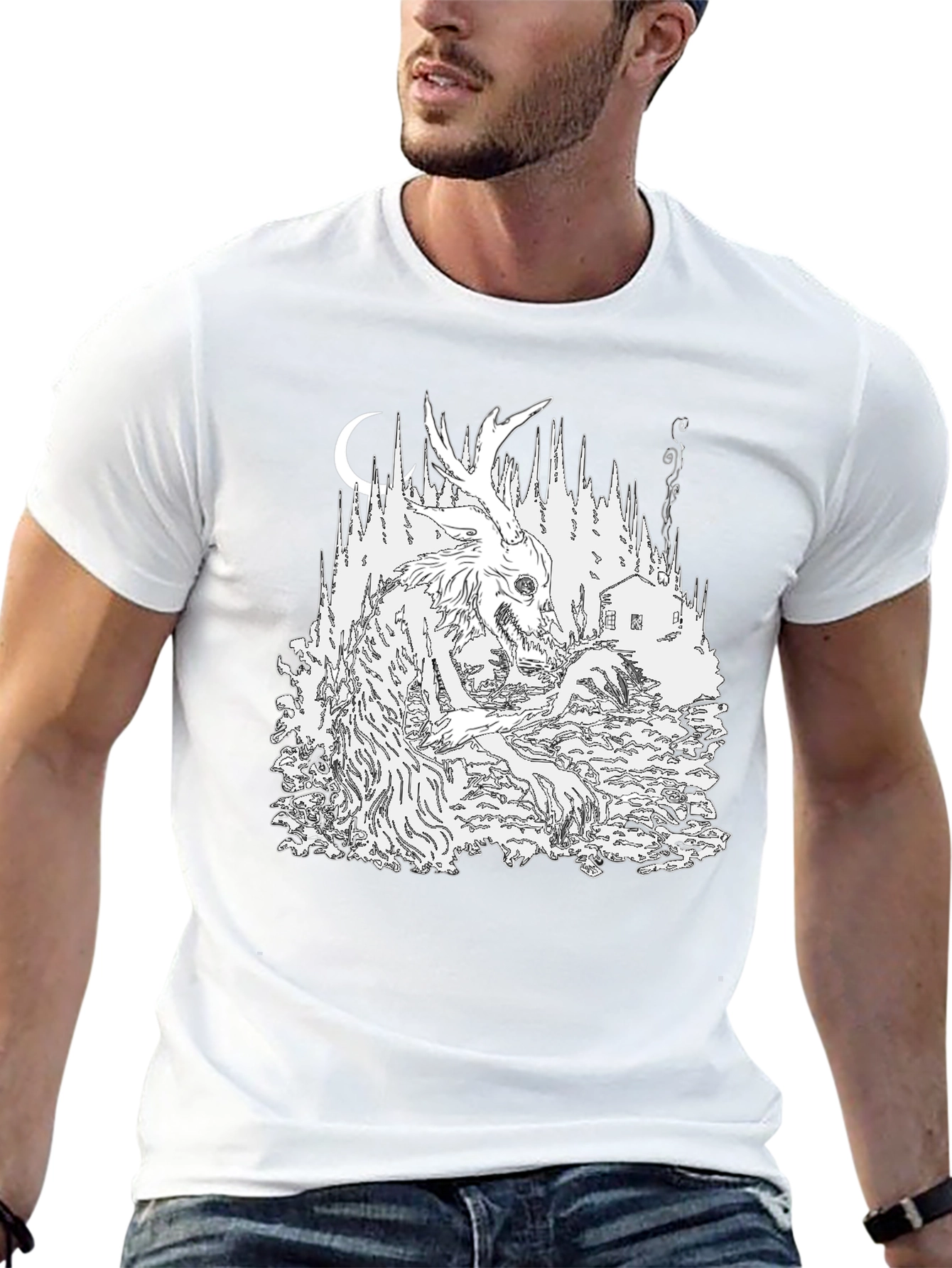 Monster Forest Graphic T-Shirt