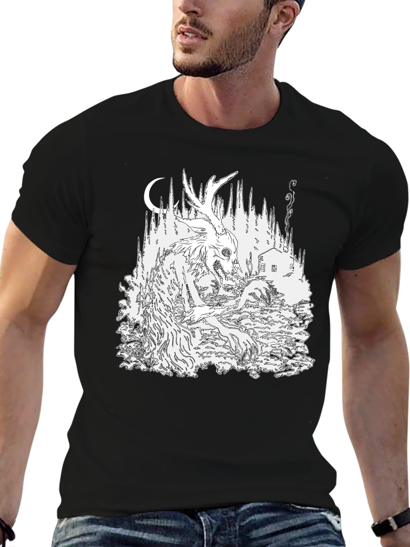 Monster Forest Graphic T-Shirt