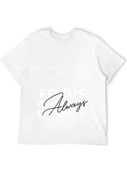 Focus On Your Family T-Shirt - Stylish Graphic Tee
