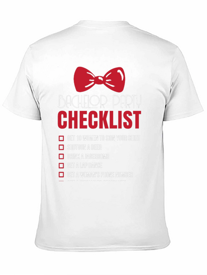 Bachelor Party Checklist T-Shirt