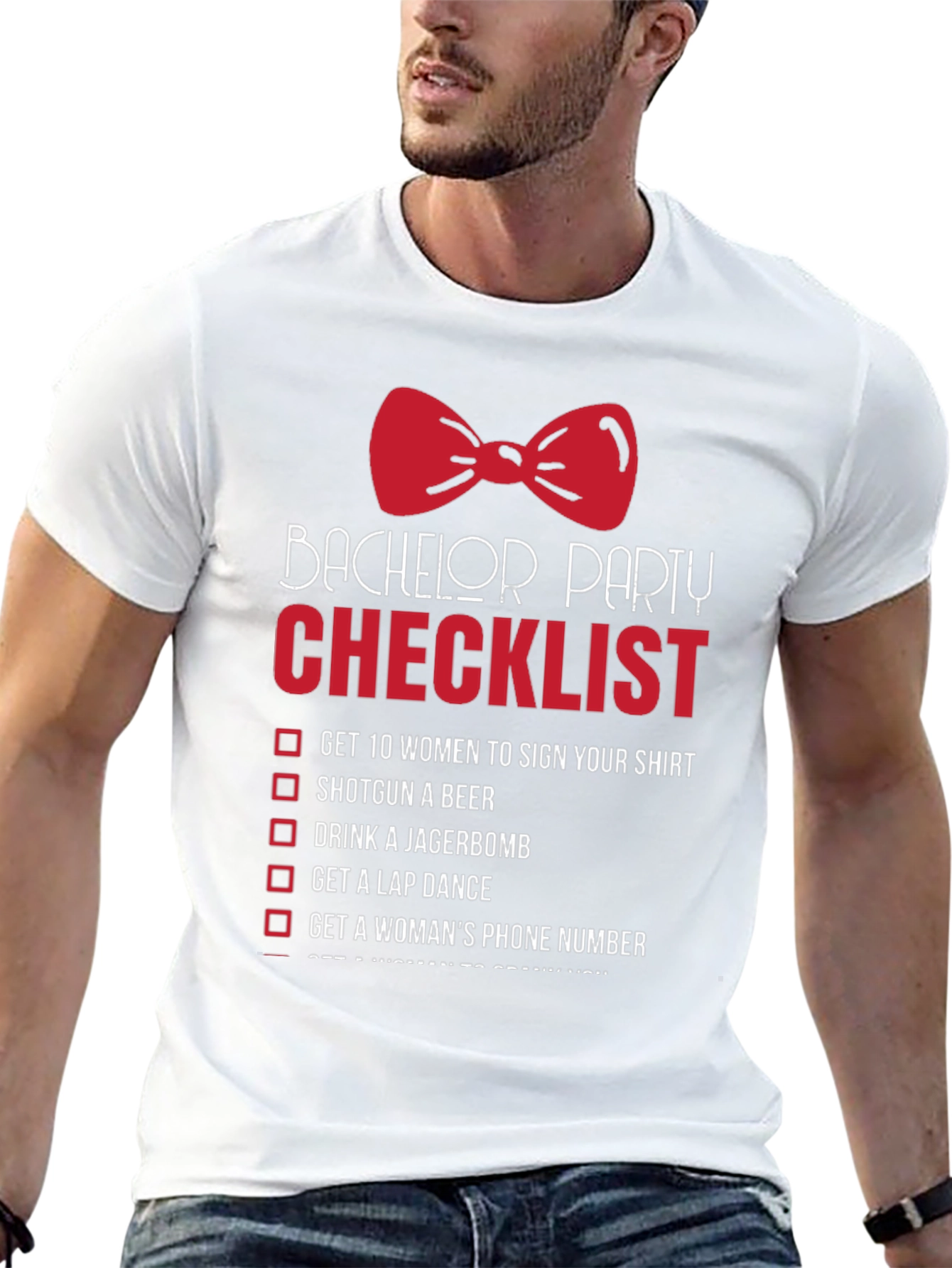 Bachelor Party Checklist T-Shirt