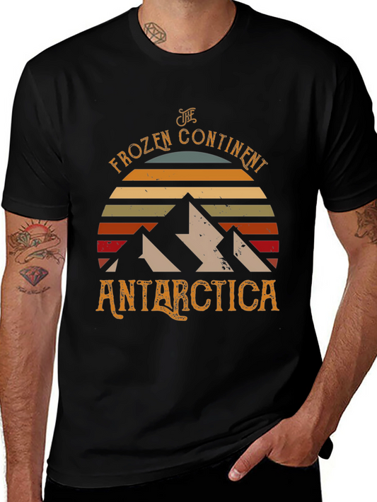 Antarctica Frozen Continent Graphic T-Shirt