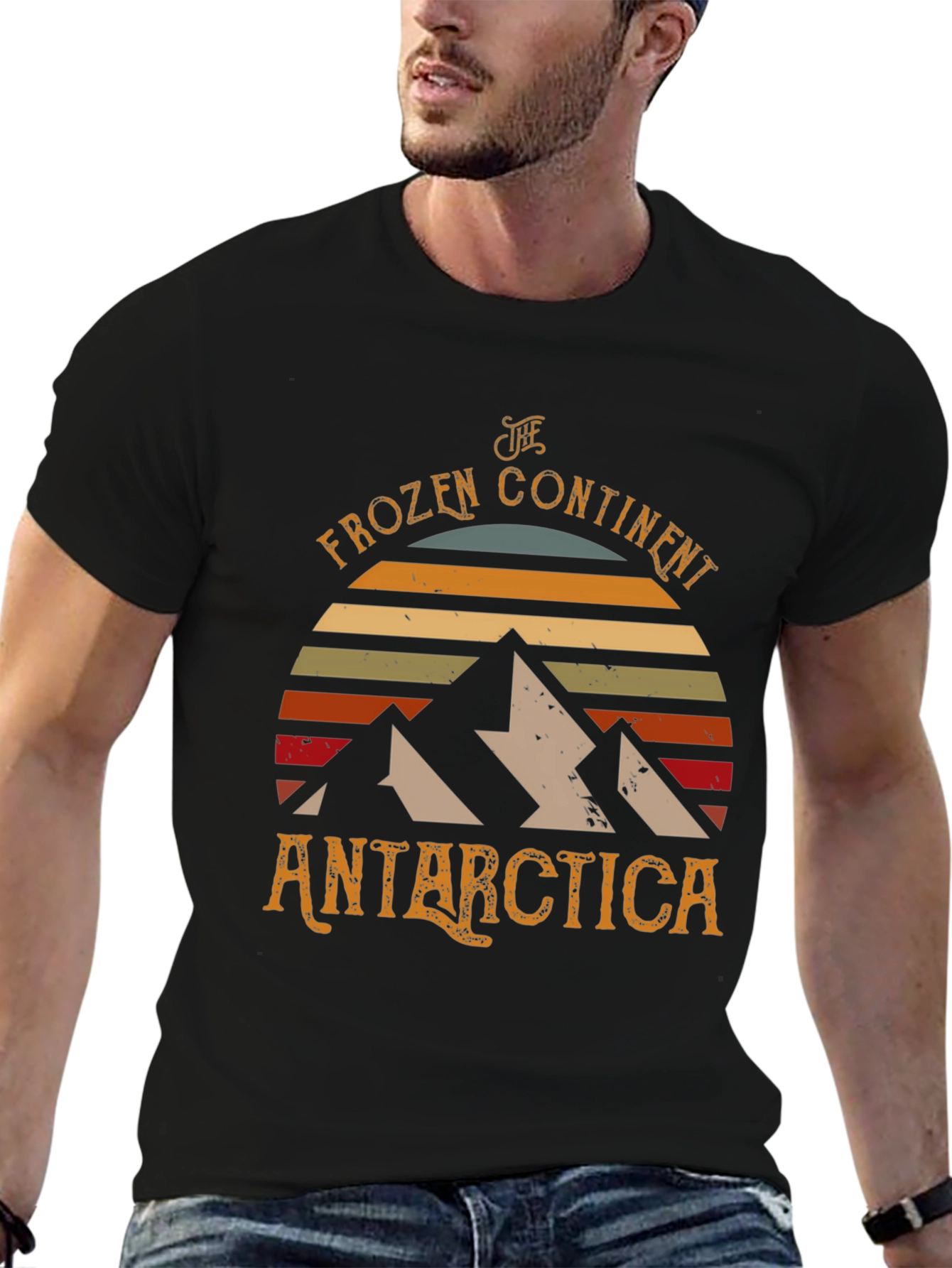 Antarctica Frozen Continent Graphic T-Shirt
