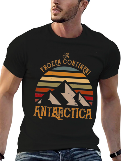 Antarctica Frozen Continent Graphic T-Shirt