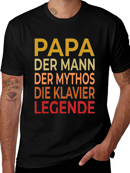 Papa Piano Legend Tee - Fathers Day Gift