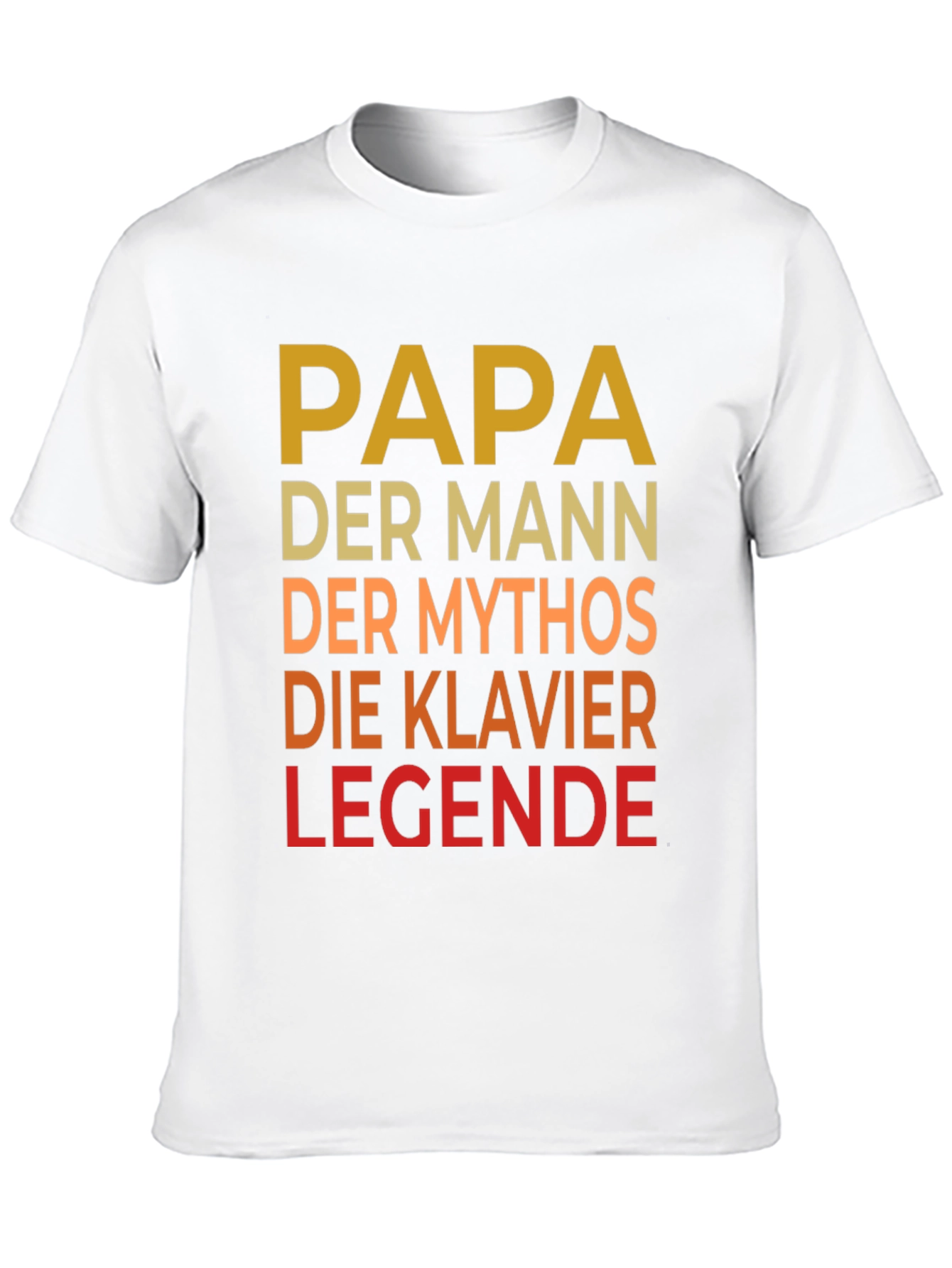 Papa Piano Legend Tee - Fathers Day Gift
