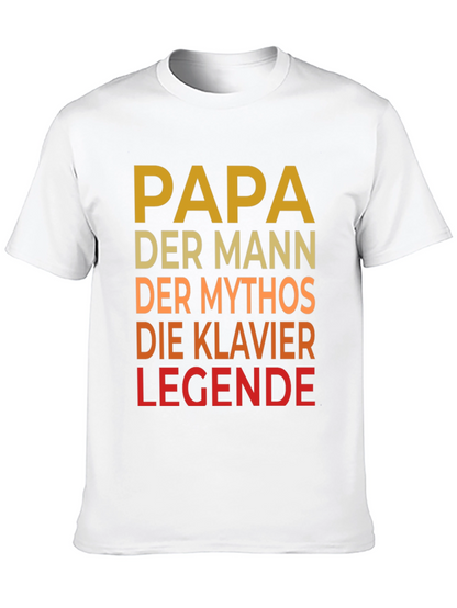 Papa Piano Legend Tee - Fathers Day Gift