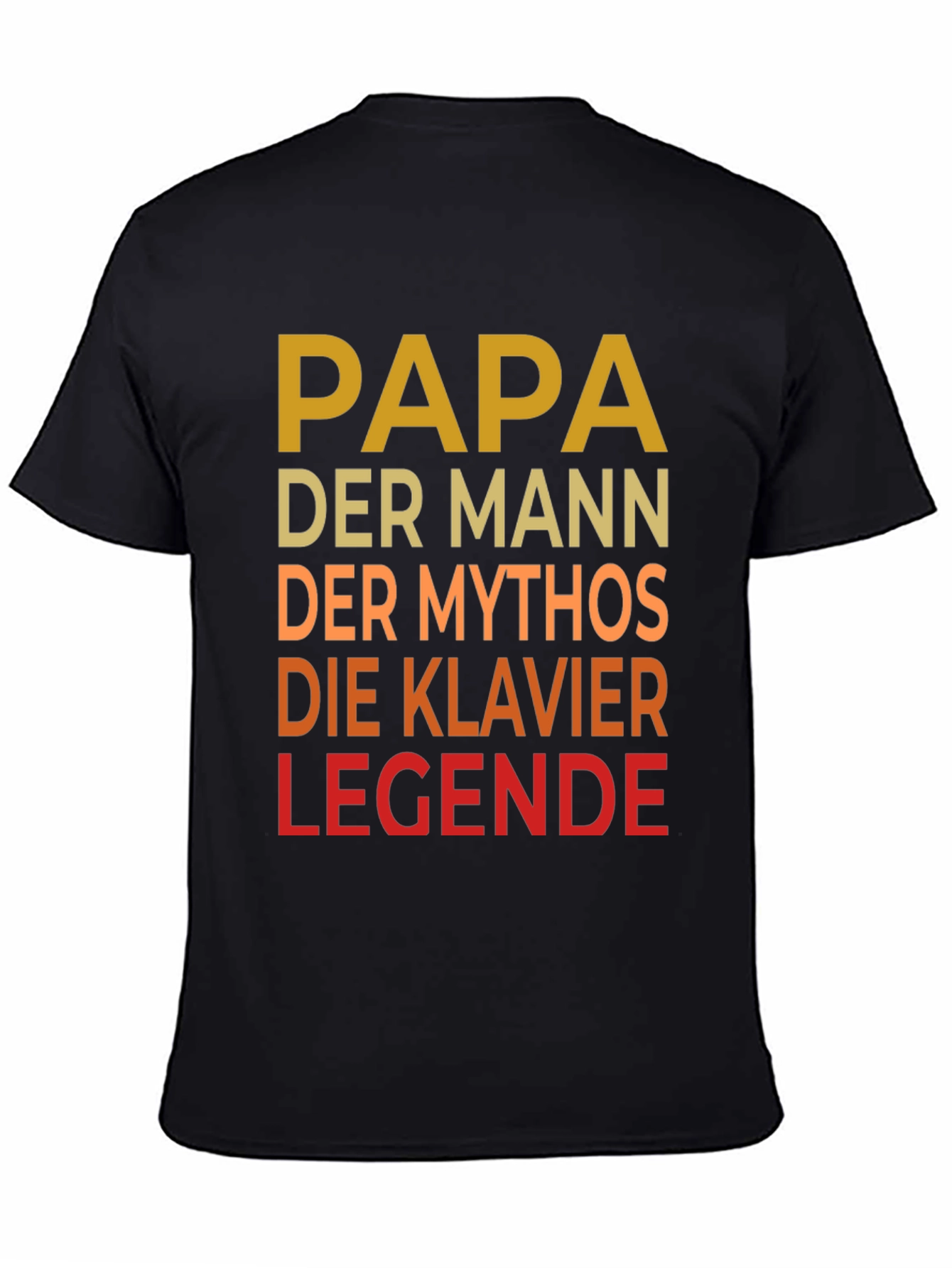 Papa Piano Legend Tee - Fathers Day Gift