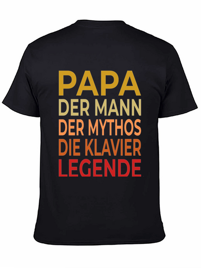Papa Piano Legend Tee - Fathers Day Gift