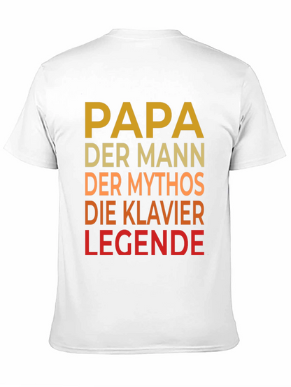 Papa Piano Legend Tee - Fathers Day Gift
