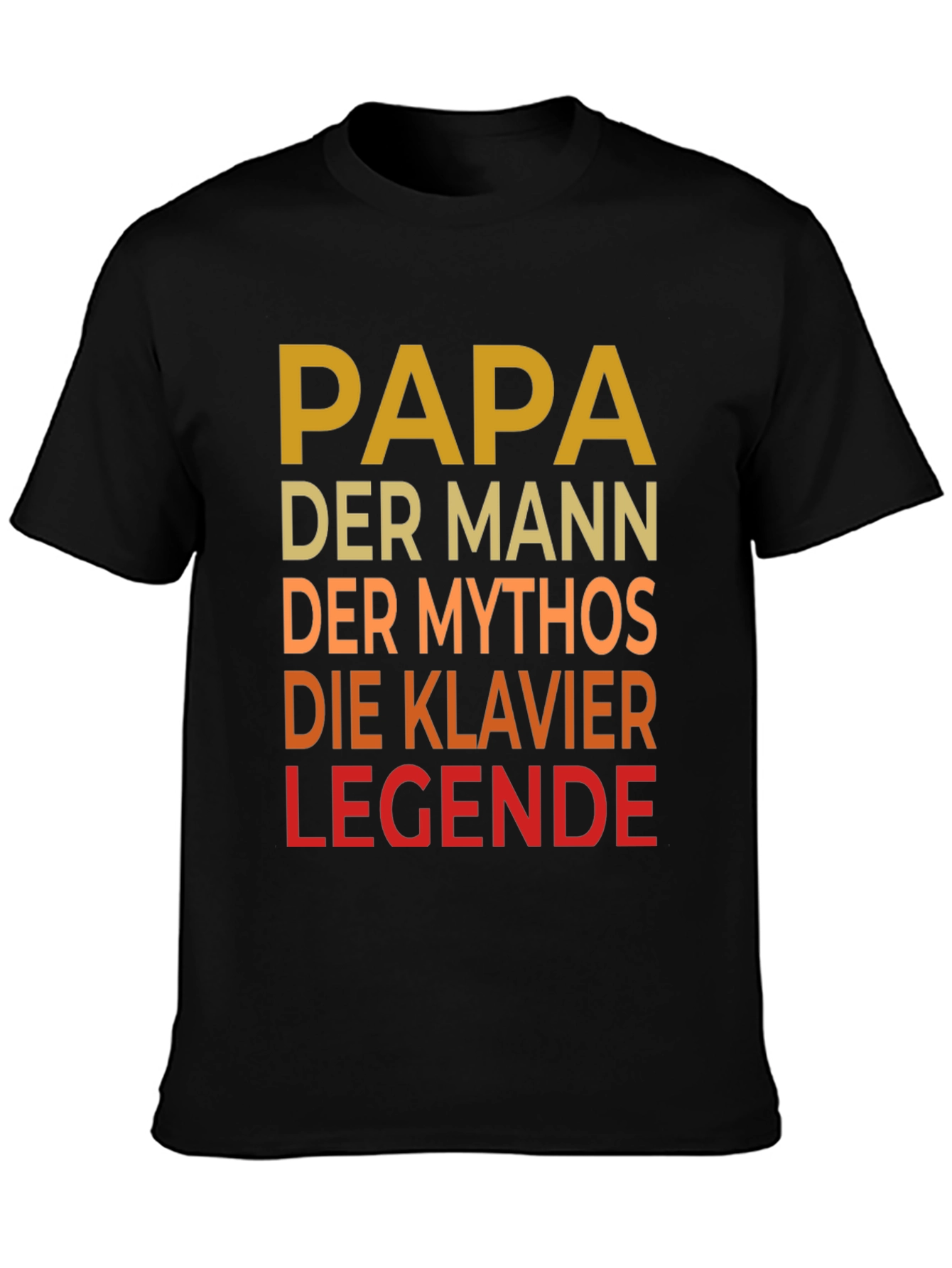 Papa Piano Legend Tee - Fathers Day Gift