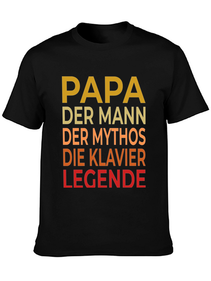Papa Piano Legend Tee - Fathers Day Gift