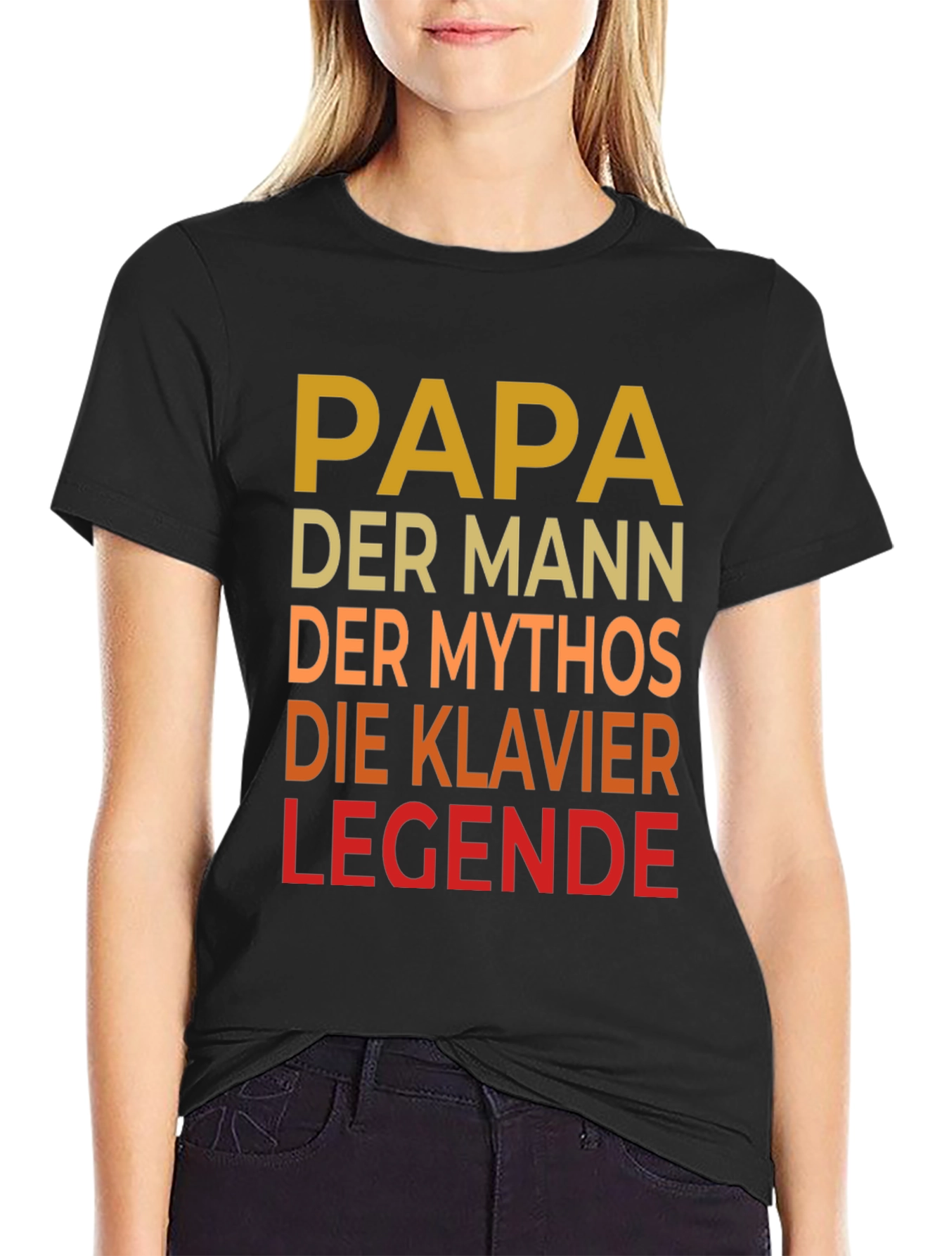 Papa Piano Legend Tee - Fathers Day Gift