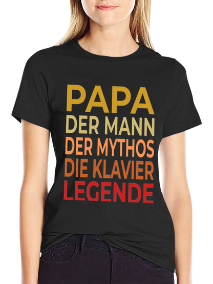Papa Piano Legend Tee - Fathers Day Gift