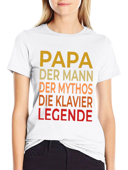Papa Piano Legend Tee - Fathers Day Gift