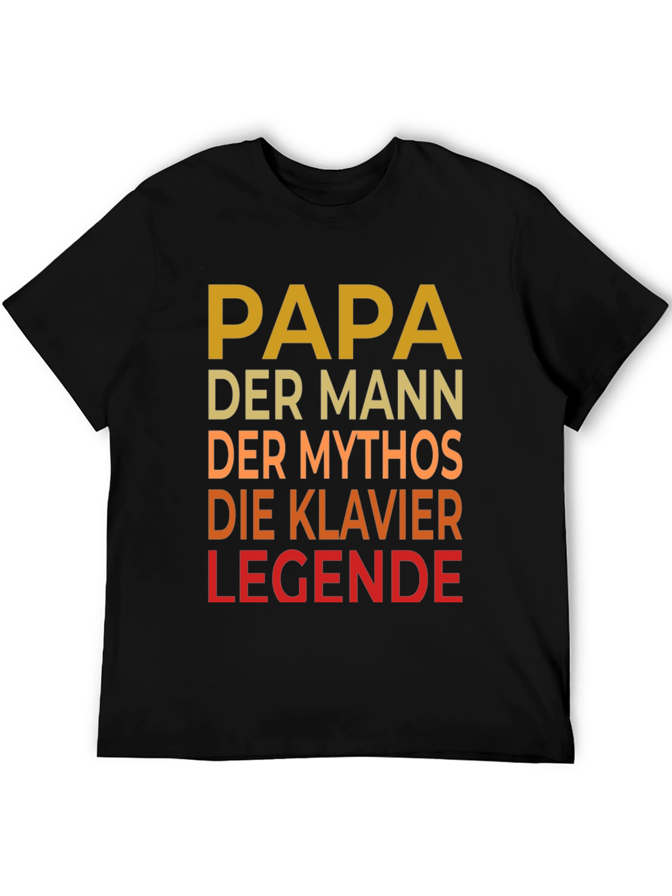 Papa Piano Legend Tee - Fathers Day Gift