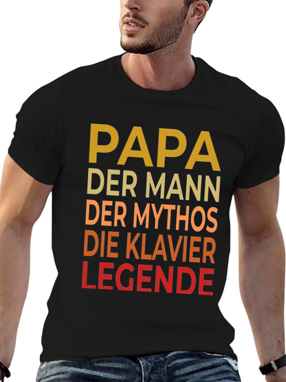 Papa Piano Legend Tee - Fathers Day Gift