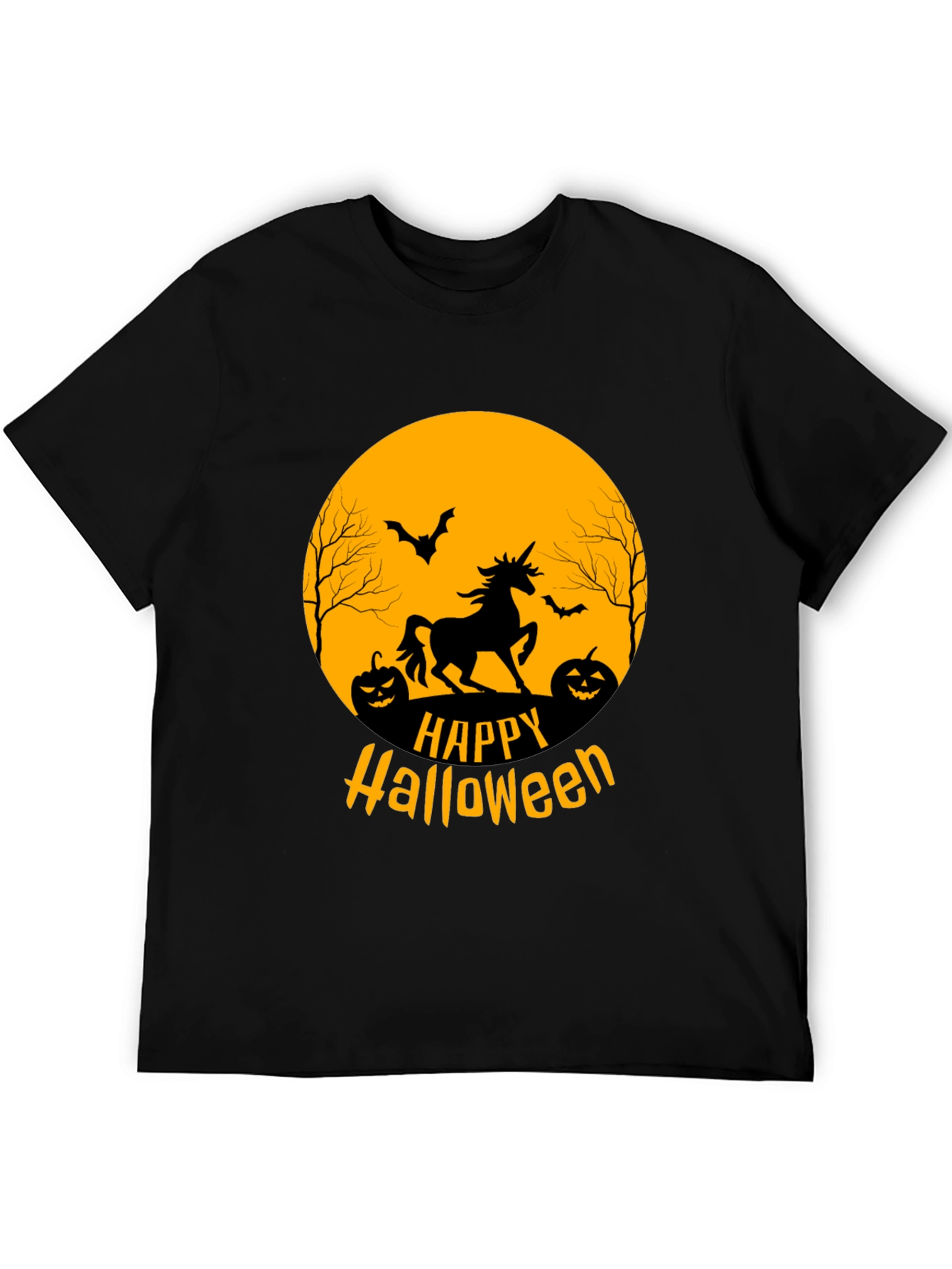 Happy Halloween Unicorn Graphic Tee