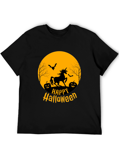 Happy Halloween Unicorn Graphic Tee