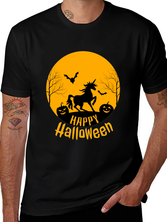 Happy Halloween Unicorn Graphic Tee