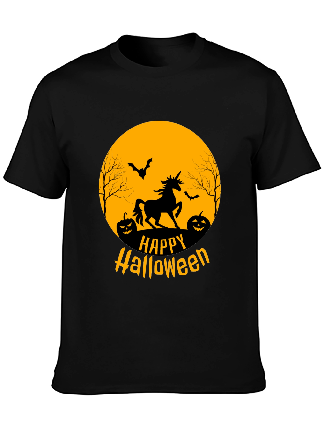 Happy Halloween Unicorn Graphic Tee