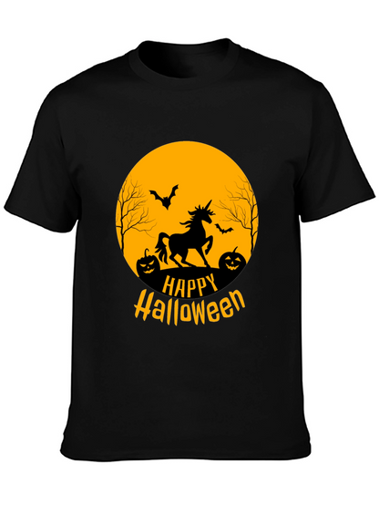 Happy Halloween Unicorn Graphic Tee