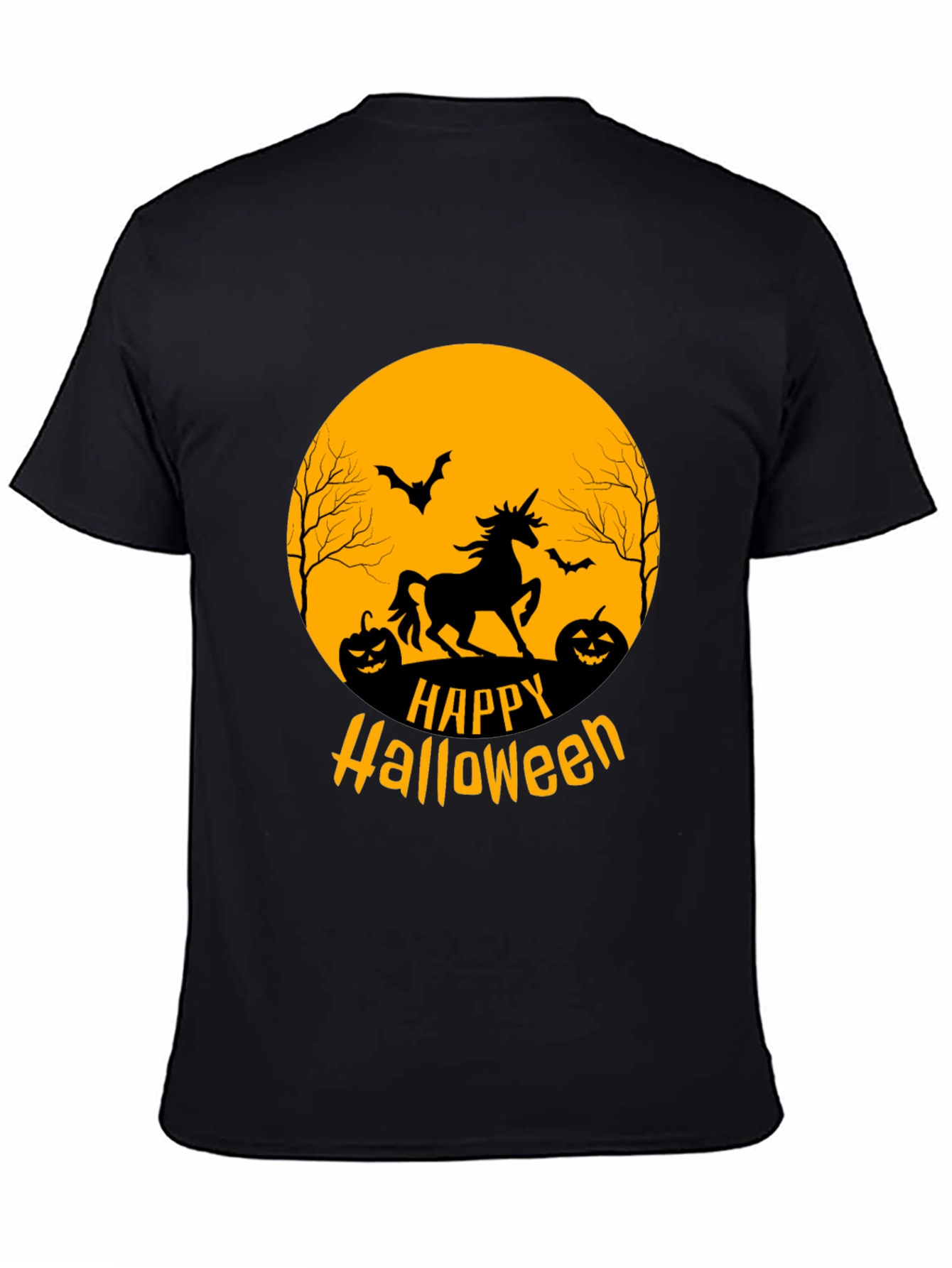 Happy Halloween Unicorn Graphic Tee