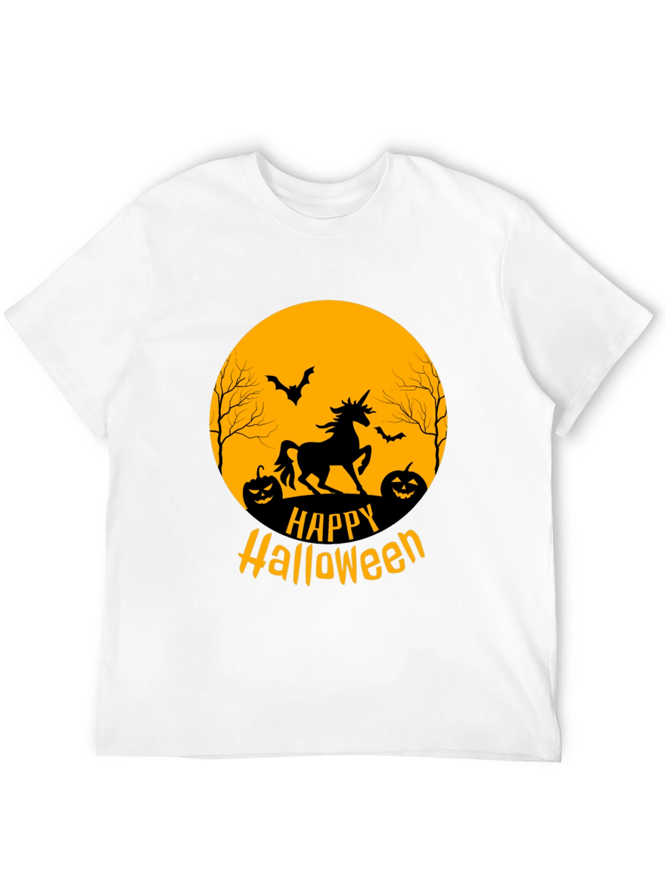 Happy Halloween Unicorn Graphic Tee
