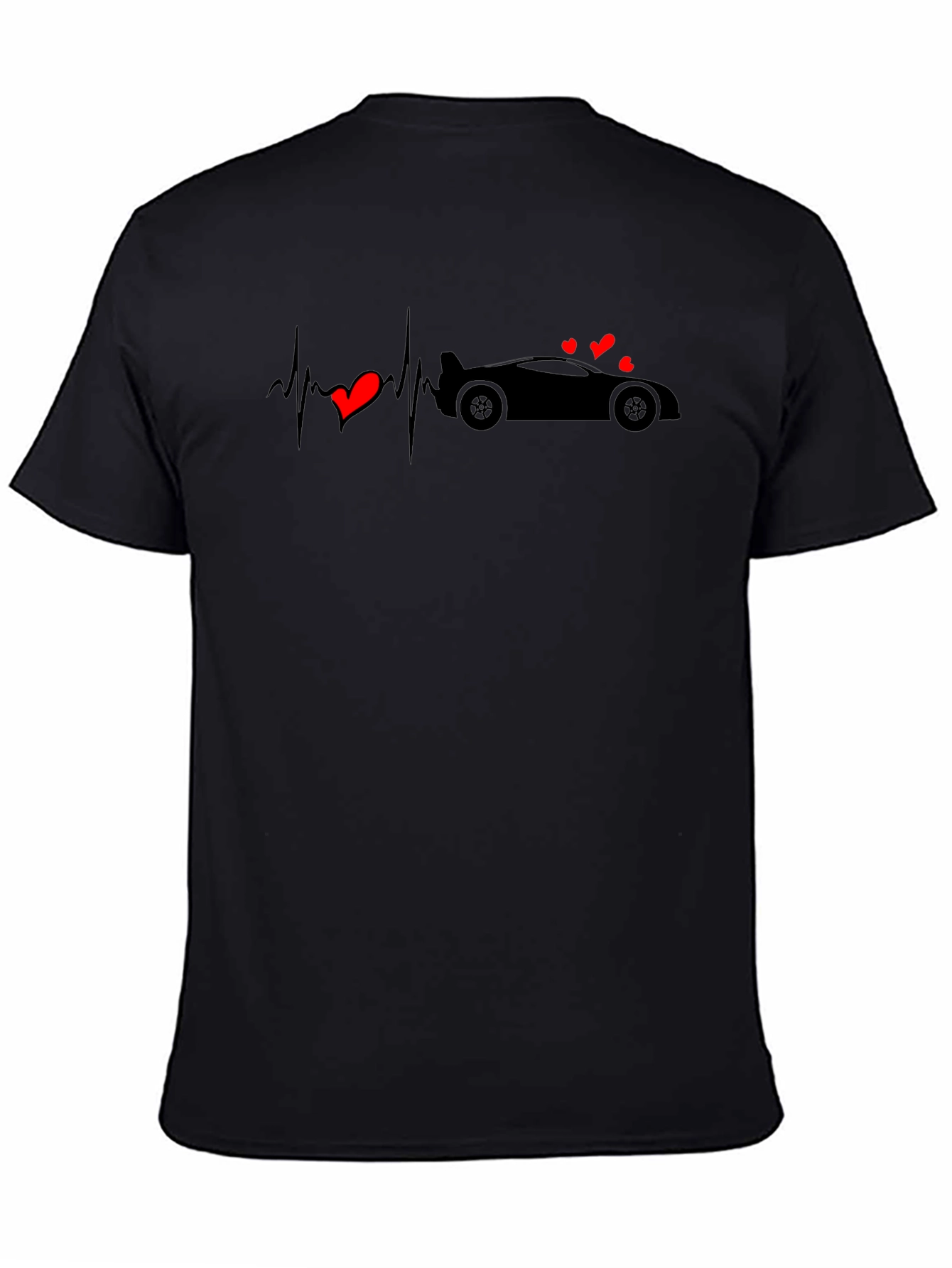 Car Heartbeat T-Shirt - Love Cars Graphic Tee