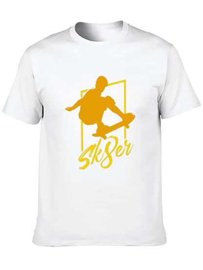 Sk8er Black Tee - Cool Skateboard Graphic T-Shirt