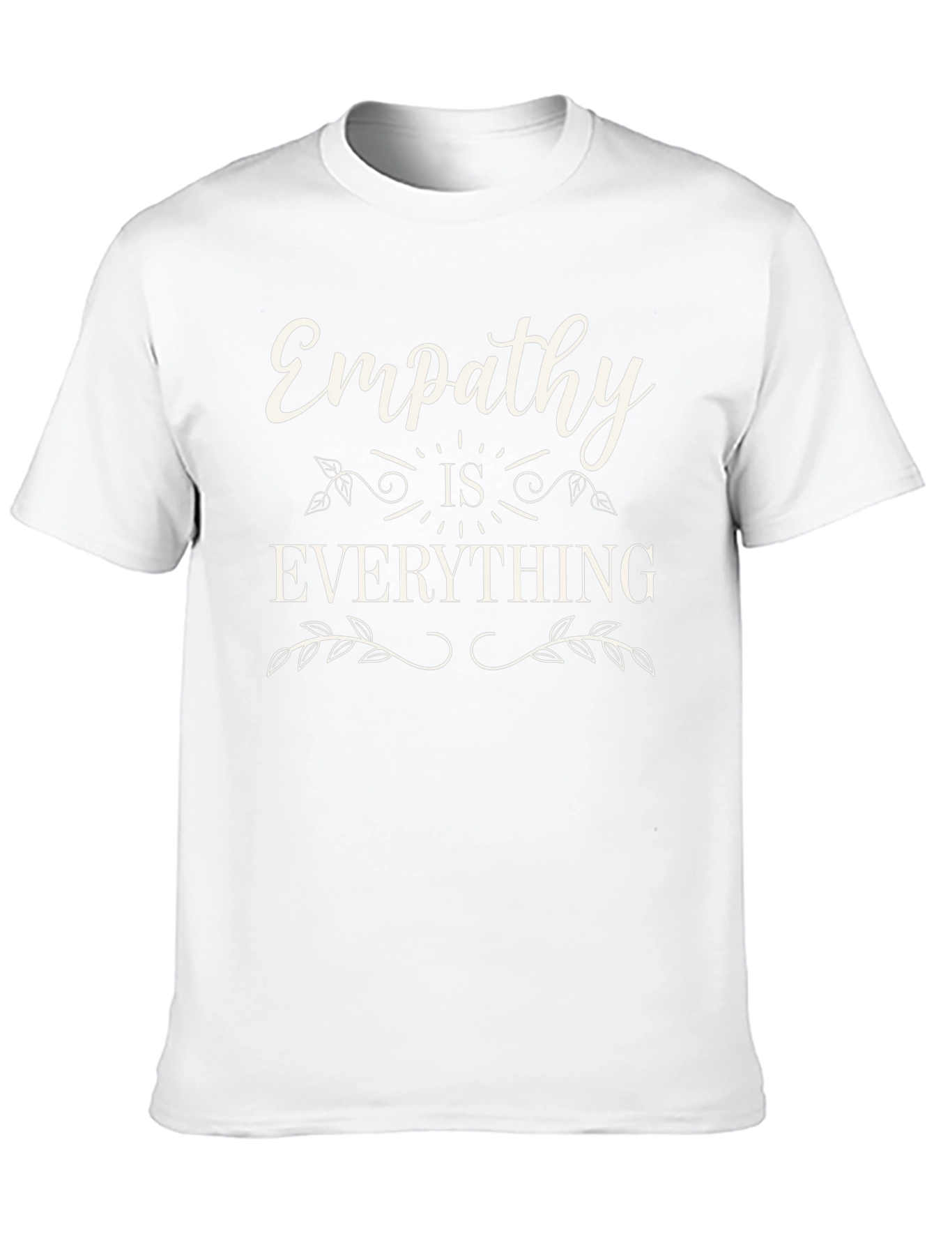 Empathy is Everything Black Graphic T-Shirt