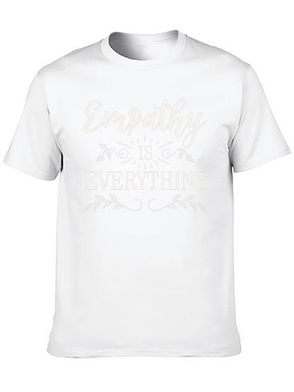 Empathy is Everything Black Graphic T-Shirt