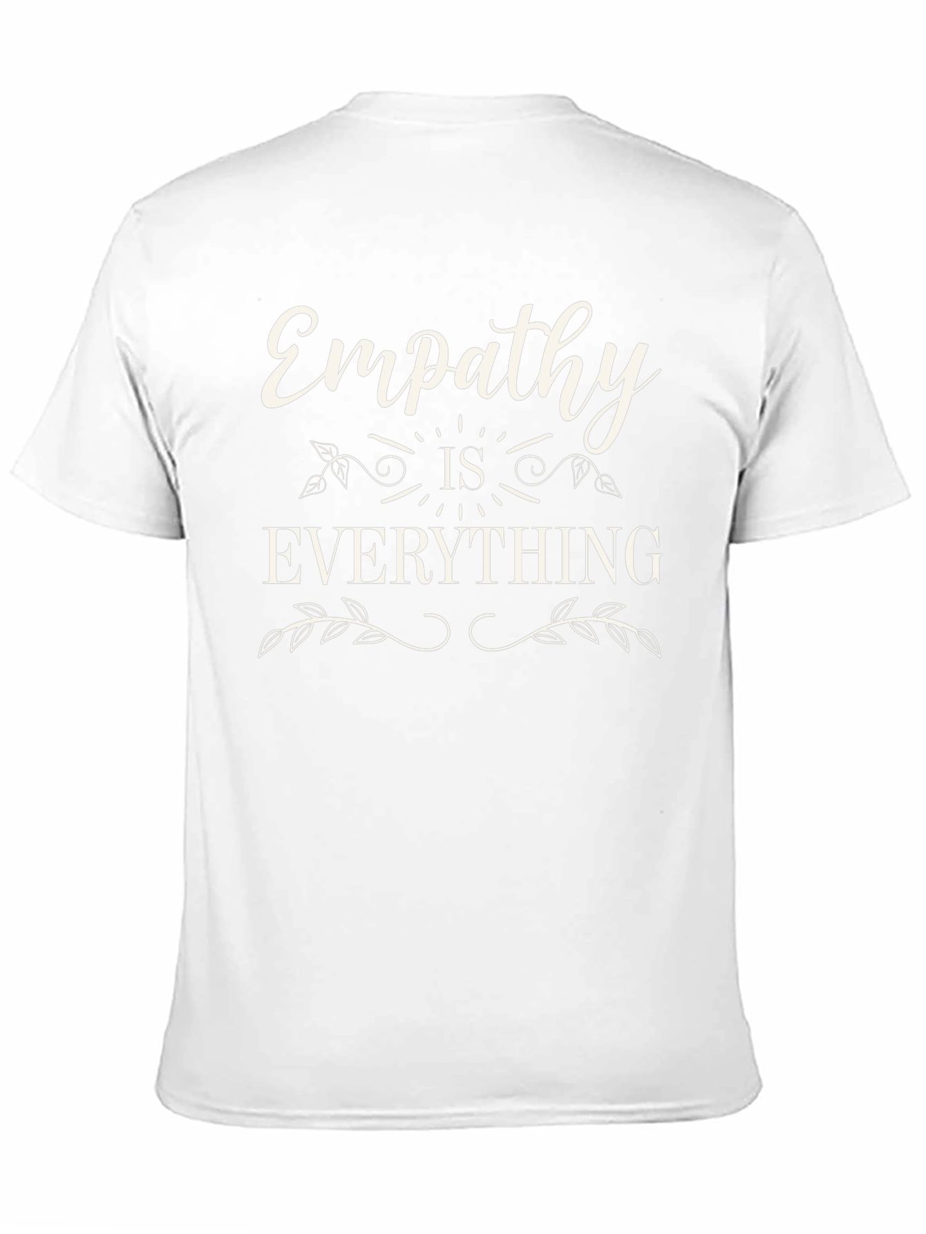 Empathy is Everything Black Graphic T-Shirt