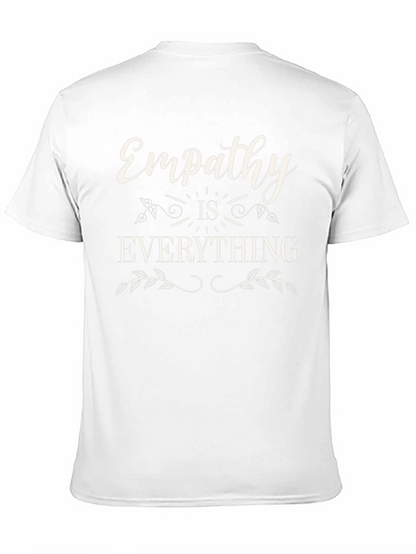 Empathy is Everything Black Graphic T-Shirt
