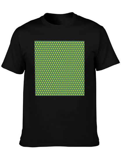 Green and Yellow Patterned T-Shirt