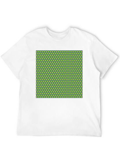 Green and Yellow Patterned T-Shirt