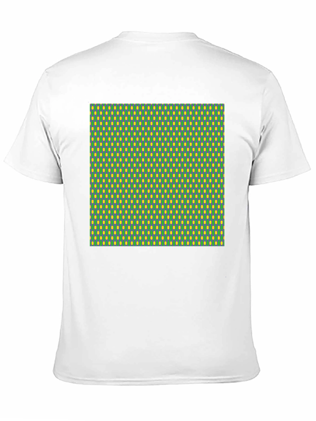 Green and Yellow Patterned T-Shirt