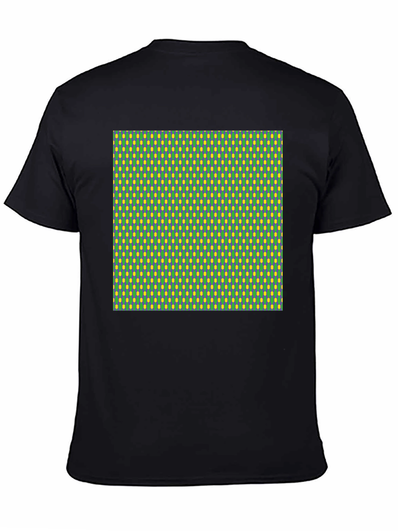 Green and Yellow Patterned T-Shirt