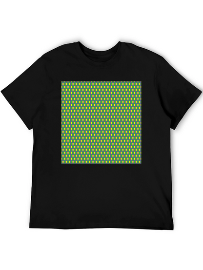 Green and Yellow Patterned T-Shirt