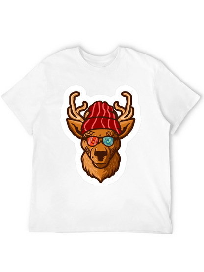Cool Deer Graphic Tee - Urban Style