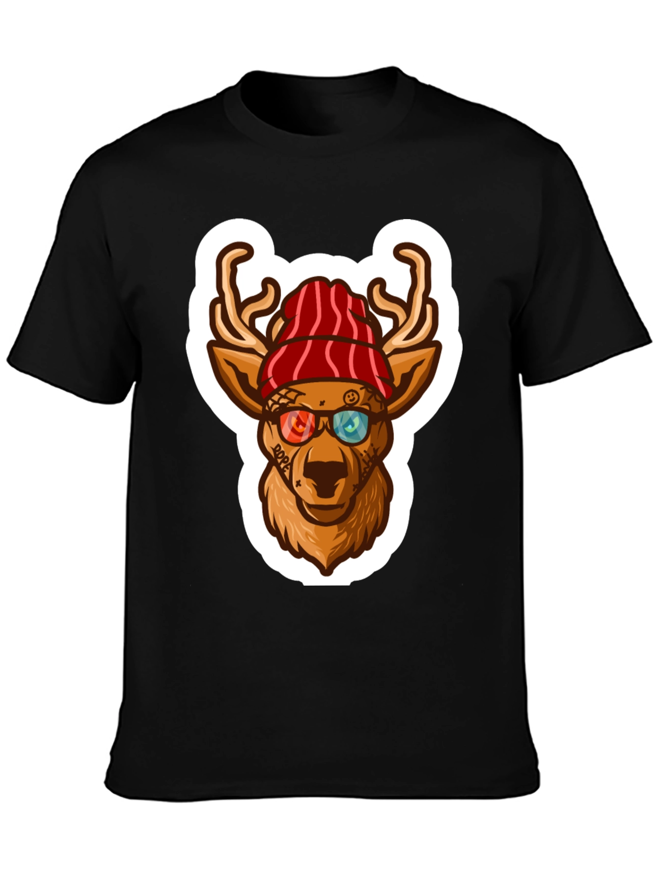 Cool Deer Graphic Tee - Urban Style