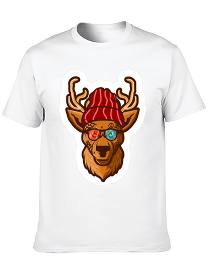 Cool Deer Graphic Tee - Urban Style