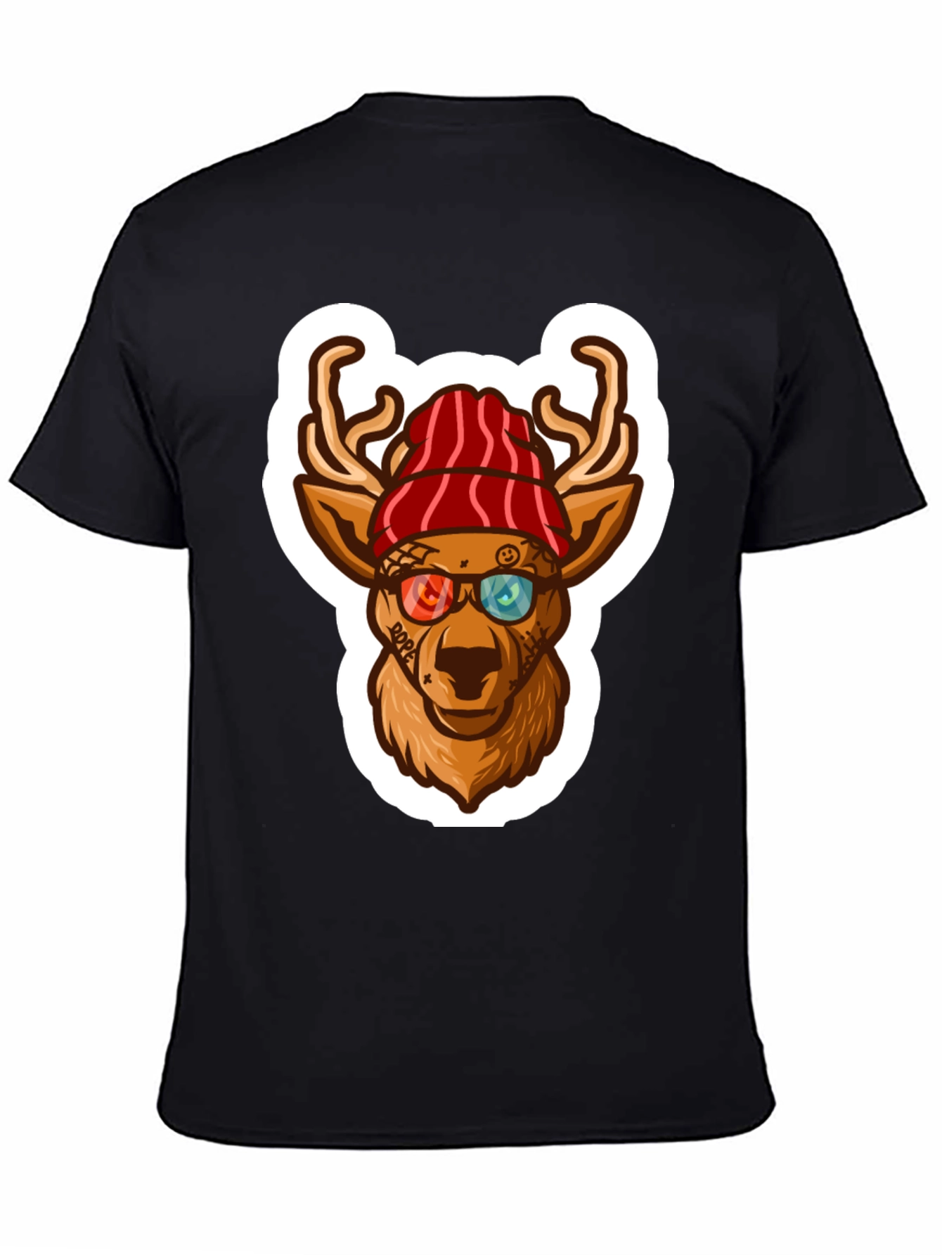 Cool Deer Graphic Tee - Urban Style