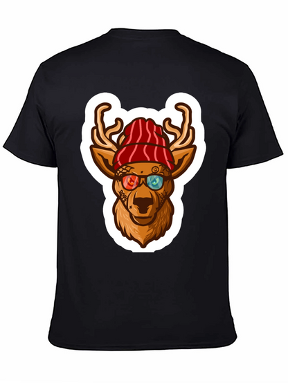 Cool Deer Graphic Tee - Urban Style
