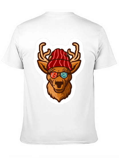 Cool Deer Graphic Tee - Urban Style