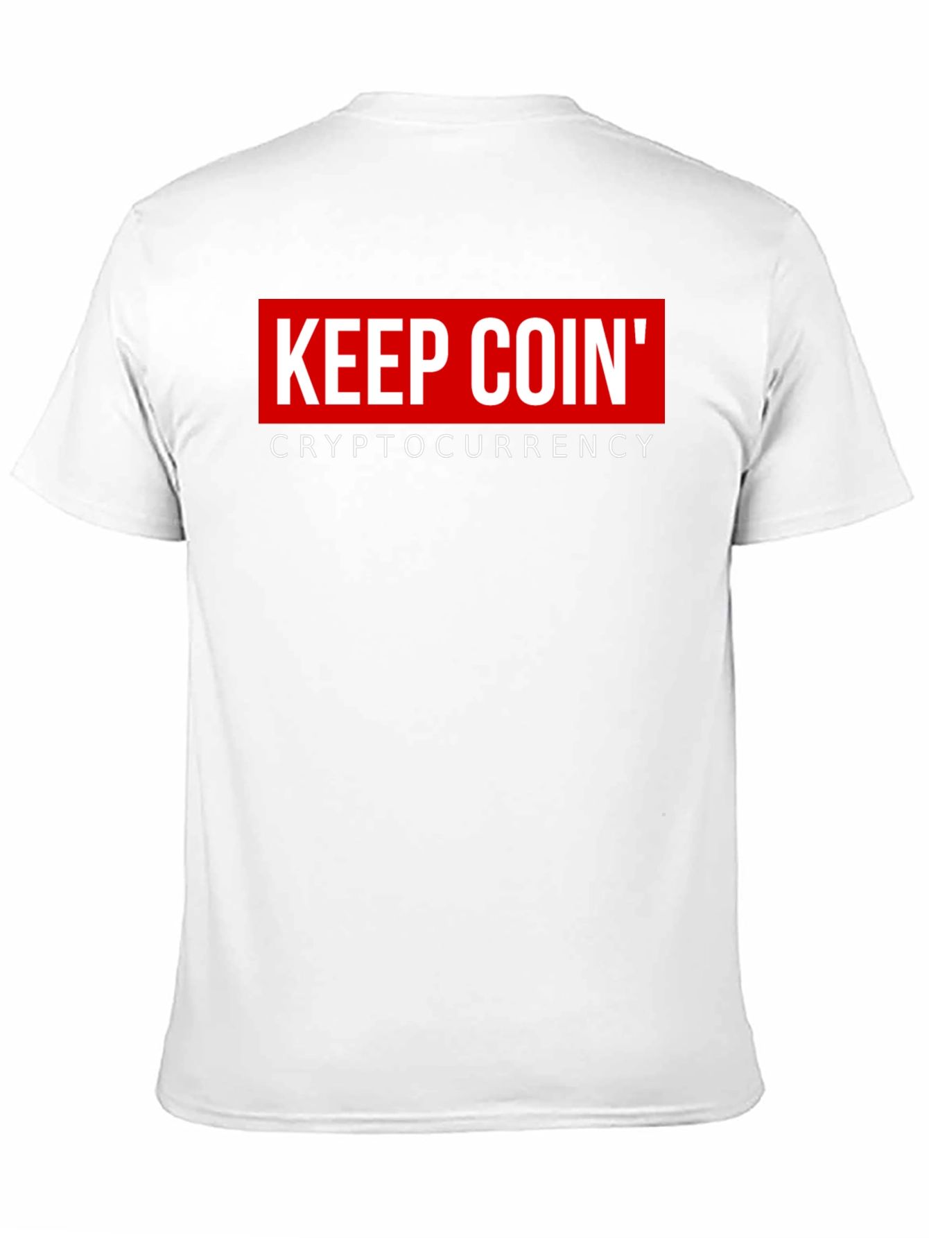 Keep Coin Cryptocurrency Black Graphic T-Shirt